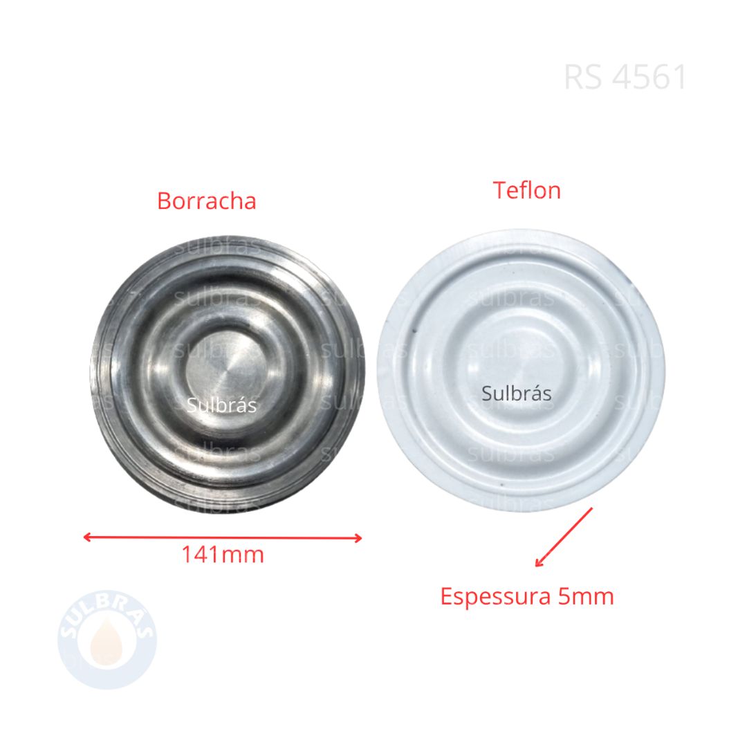 diafragma para reparo de bombas pneumaticas